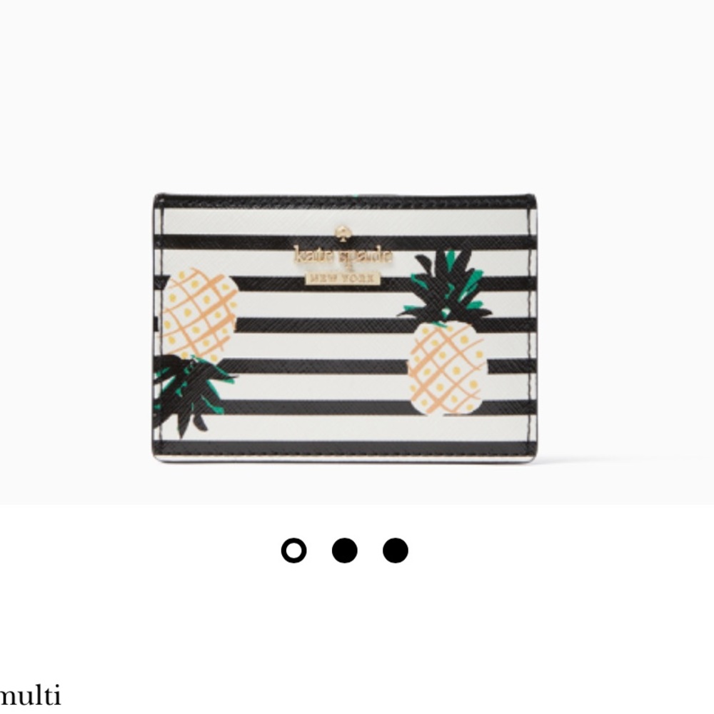 🆕Cute Kate Spade pineapple card holder! NWT!